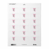 Energie Drink Girly Grappig Drink Lover Design Etiket (Full Sheet)