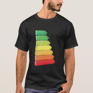 Energie-efficiëntiegrafiek T-shirt