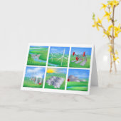 Energie en energie kaart (Gele Bloem)