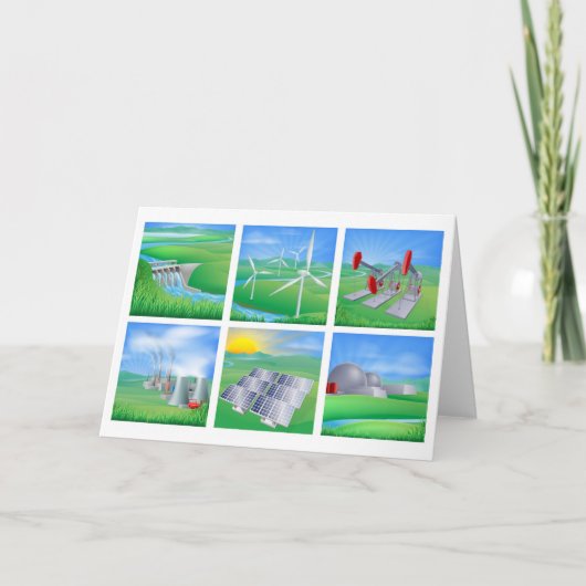 Energie en energie kaart (Voorkant)