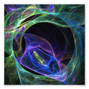 Energie-fractal Foto Afdruk