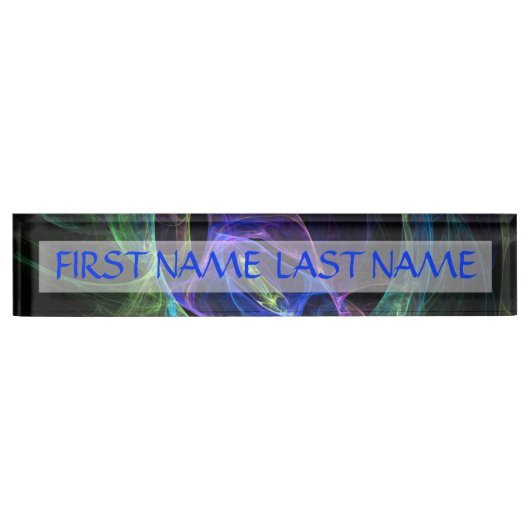 Energie-fractal Naambordje (Voorkant)