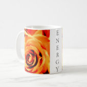 Energie Gele Rozen 11oz Klassieke Mok (Voorkant links)