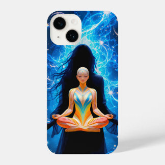 Energie - Gericht Meditatief Vrouw ontwerp iPhone 14 Hoesje