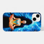 Energie - Gericht Meditatief Vrouw ontwerp iPhone Hoesje (Achterkant horizontaal)