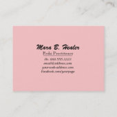 *~* Energie - Hand Radiating Love and Light Visitekaartje (Achterkant)