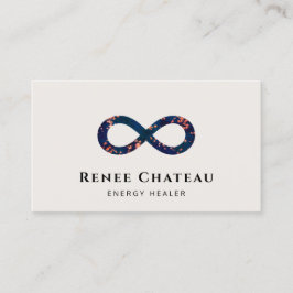 Energie-Healer, Infinity Lemniscate-symbool Visitekaartje