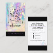 Energie Healer/Intuïtief/Reiki/Kristal Esoteric Visitekaartje (Voorkant / Achterkant)