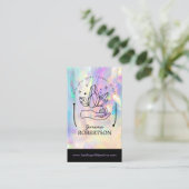 Energie Healer/Intuïtief/Reiki/Kristal Esoteric Visitekaartje (Staand voorkant)