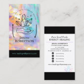 Energie Healer/Intuïtief/Reiki/Kristal Esoteric Visitekaartje (Voorkant / Achterkant)