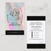 Energie Healer/Intuïtief/Reiki/Kristal Esoteric Visitekaartje (Voorkant / Achterkant)