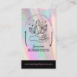 Energie Healer/Intuïtief/Reiki/Kristal Esoteric Visitekaartje