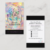 Energie Healer/Intuïtief/Reiki/Kristal Esoteric Visitekaartje (Voorkant / Achterkant)