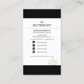 Energie Healer/Intuïtief/Reiki/Tarot/Esoteric Visitekaartje (Achterkant)