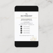 Energie Healer/Intuïtief/Reiki/Tarot/Esoteric Visitekaartje (Achterkant)