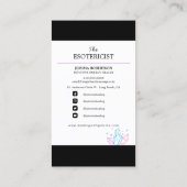 Energie Healer/Intuïtief/Reiki/Tarot/Esoteric Visitekaartje (Achterkant)