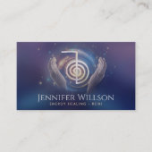 Energie Healing - Reiki Cho Ku Rei Power Symbool Visitekaartje (Voorkant)