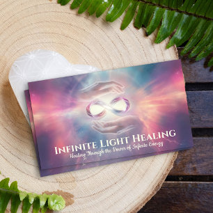 Energie Healing - Reiki - oneindig Visitekaartje