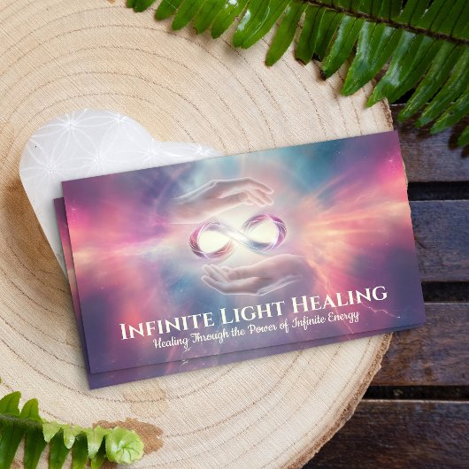 Energie Healing - Reiki - oneindig Visitekaartje