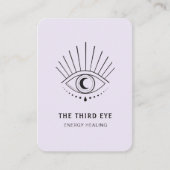 Energie Heiler Reiki Spiritueel Licht Paars Visitekaartje (Voorkant)