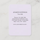 Energie Heiler Reiki Spiritueel Licht Paars Visitekaartje (Achterkant)