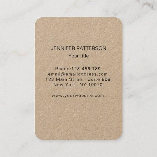 Energie Heiler Reiki Spiritueel Visitekaartje (Achterkant)