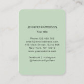 Energie Heiler Reiki Spiritueel Visitekaartje (Achterkant)