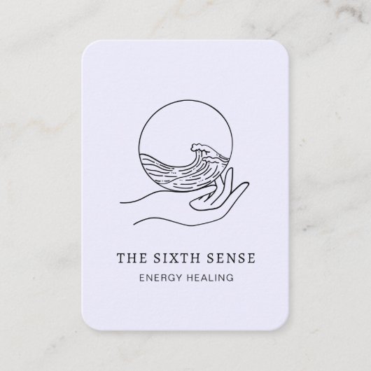 Energie Heiler Reiki Spiritueel Visitekaartje (Voorkant)
