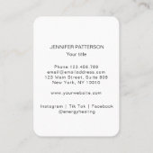 Energie Heiler Reiki Spiritueel Visitekaartje (Achterkant)