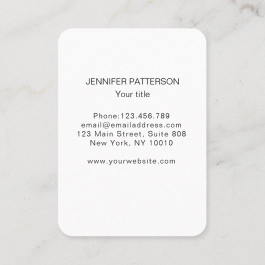 Energie Heiler Reiki Spiritueel Visitekaartje (Achterkant)