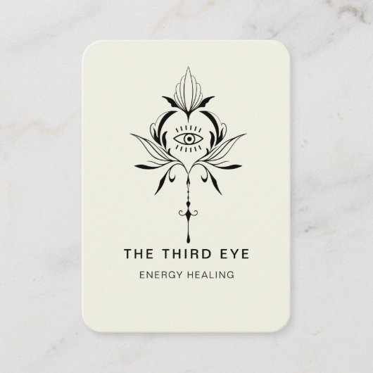 Energie Heiler Reiki Spiritueel Visitekaartje (Voorkant)