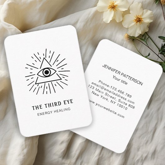 Energie Heiler Reiki Spirituell Visitekaartje