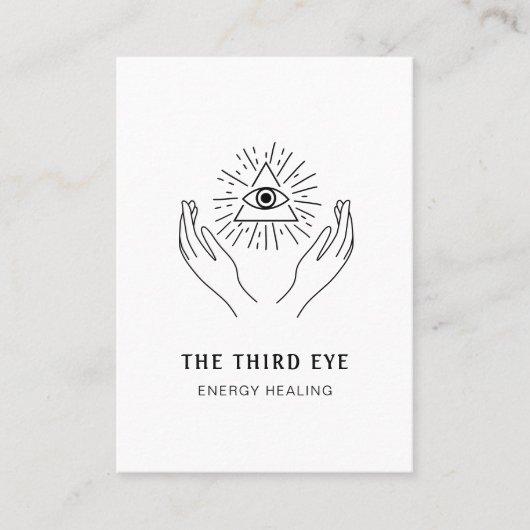 Energie Heiler Reiki Spirituell Visitekaartje (Voorkant)