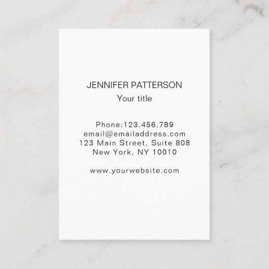 Energie Heiler Reiki Spirituell Visitekaartje (Achterkant)