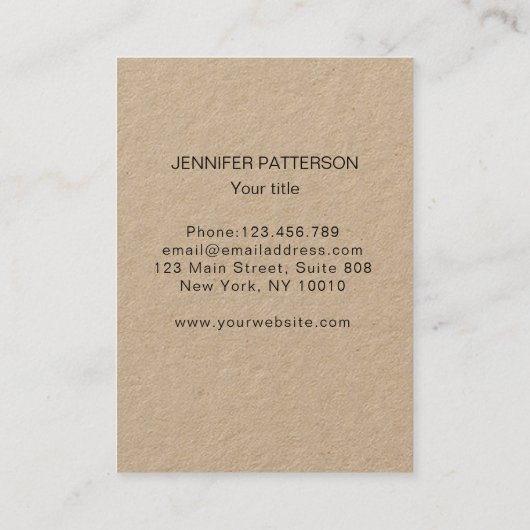 Energie Heiler Reiki Spirituell Visitekaartje (Achterkant)