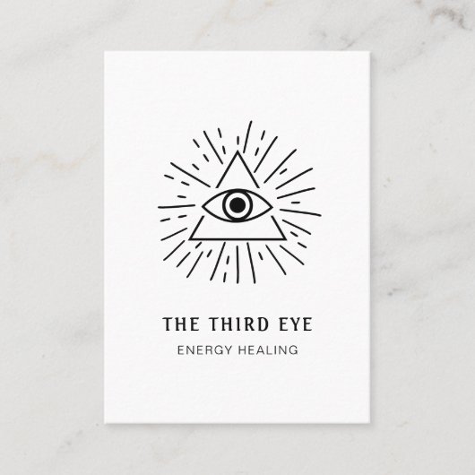 Energie Heiler Reiki Spirituell Visitekaartje (Voorkant)