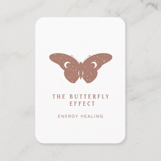 Energie Heiler Reiki Spirituell Visitenkarte Visitekaartje (Voorkant)