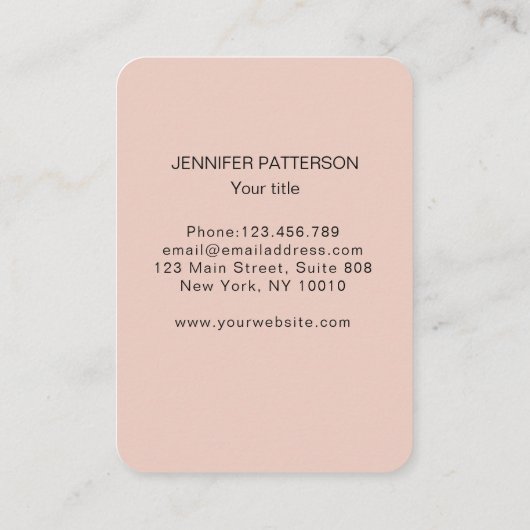 Energie Heiler Reiki Spirituell Visitenkarte Visitekaartje (Achterkant)