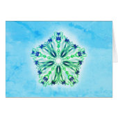 *~* Energie-herstellende Turquoise & Indigo Blue M (Voorkant Horizontaal)