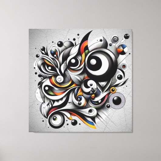 Energie in Beweging Canvas Afdruk (Voorkant)