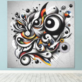 Energie in Beweging Canvas Afdruk (Insitu (Houten vloer))