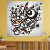 Energie in Beweging Canvas Afdruk (Insitu (Woonkamer))