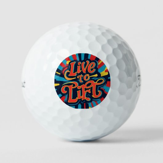 Energie in elke lift golfballen (Voorkant)