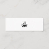 Energie in tequila mini visitekaartje (Voorkant)