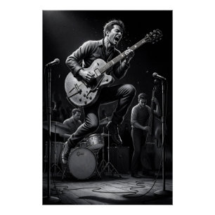 Energie in Zwart en Wit Perfect Poster