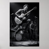 Energie in zwart en wit poster (Voorkant)