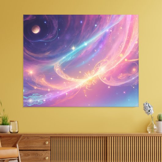 *~* Energie Ingebed Celestial Kosmische AP70 Canvas Afdruk (Insitu (Woonkamer))