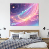 *~* Energie Ingebed Celestial Kosmische AP70 Canvas Afdruk (Insitu (Slaapkamer))