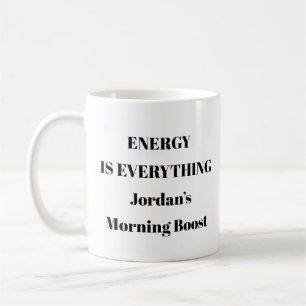 Energie is alles Mok – gepersonaliseerde morgen