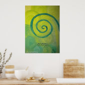 "energie" Kunstschilder Poster (Keuken)